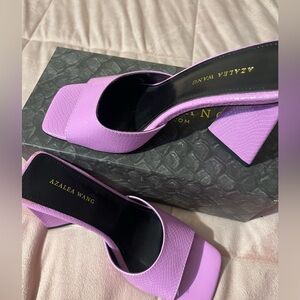 Women's Purple Heeled Sandals